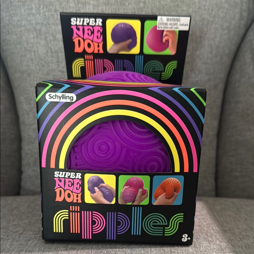 Super Nee Doh Ripples Sensory Squish Toy - Purple